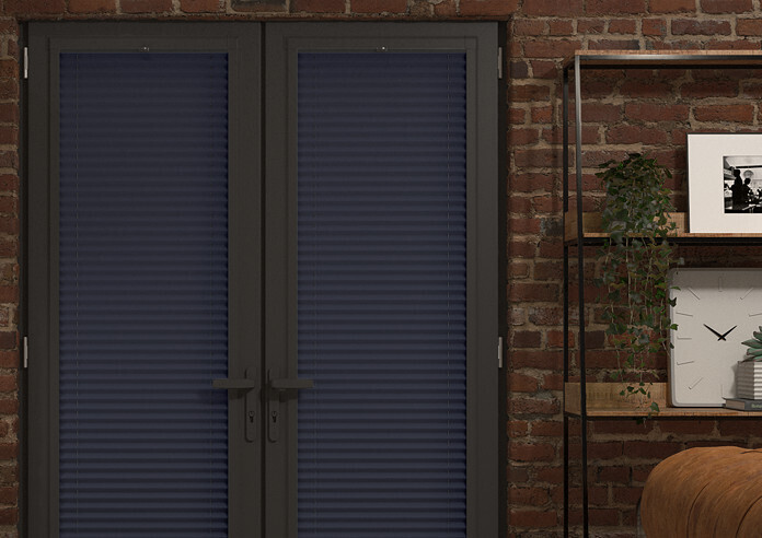 Pleated (Blackout), Navy - Perfect Fit Blind - Image 5